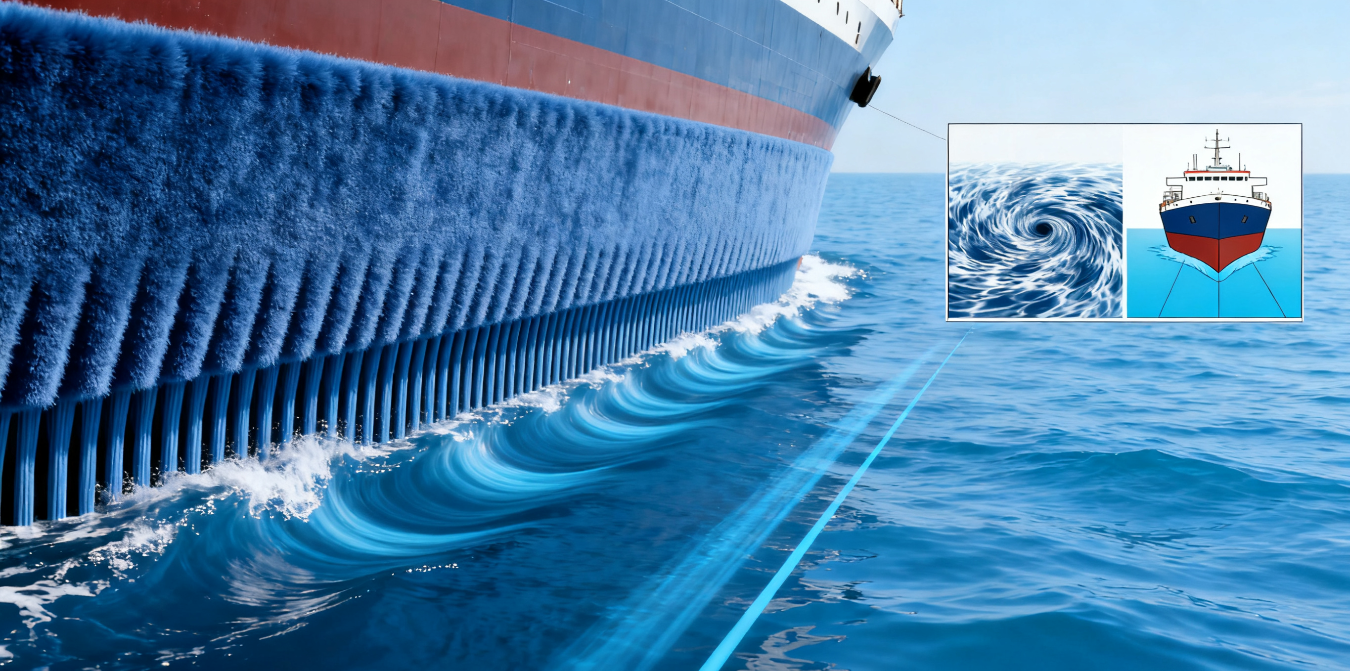 高压静电植绒的新型应用领域——航运中的流体动力阻力降低